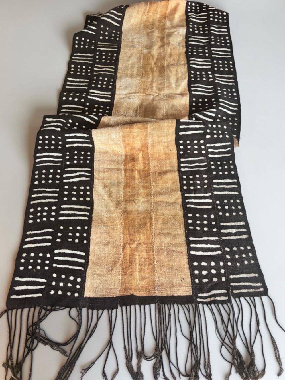 Mudcloth Table Runner for Dining Boho Decor Large 60x25 Gift